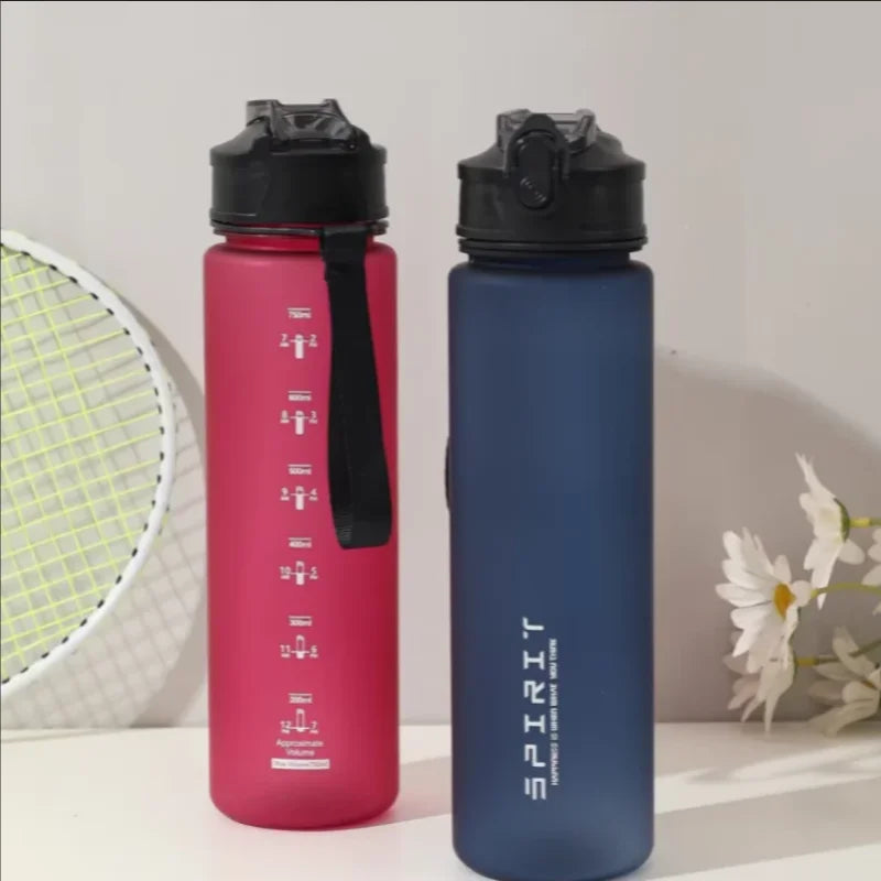Leak-Proof Sports Water Bottle with Straw – 750ML